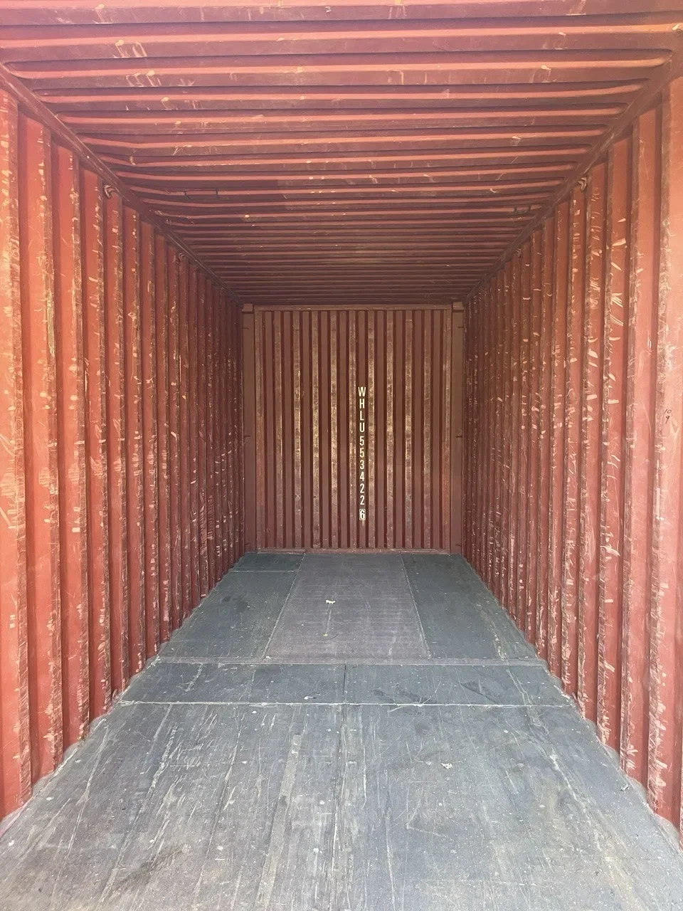 Продажа морского контейнера 20 футов – синий, свежеокрашенный, бу. 3